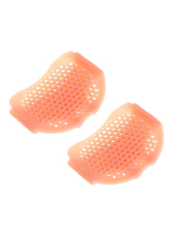 1 Pair Silicone Forefoot Pads Soft Breathable Foot Protector Pain Relief Insole Skin Color  - Image 1