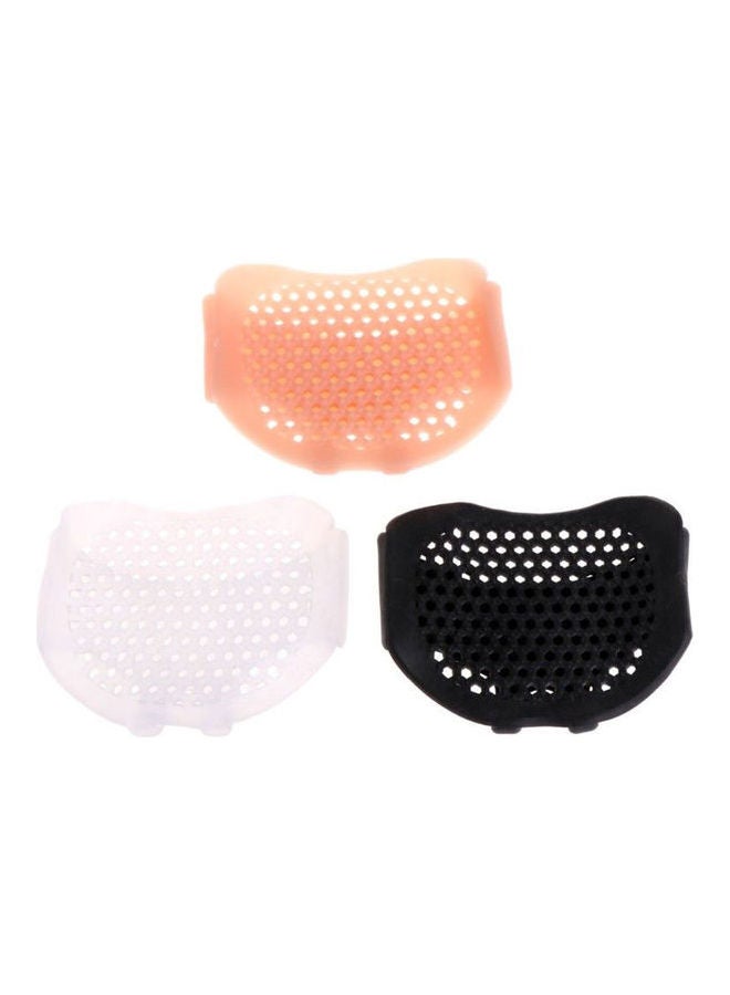 1 Pair Silicone Forefoot Pads Soft Breathable Foot Protector Pain Relief Insole Skin Color  - Image 3