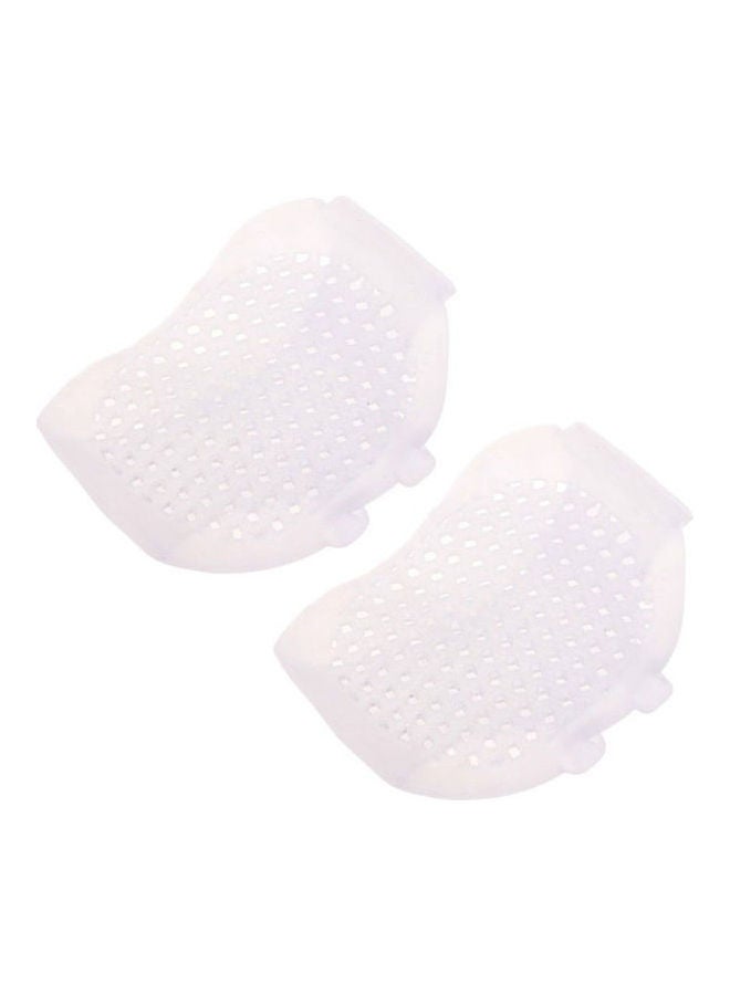 1 Pair Silicone Forefoot Pads Soft Breathable Foot Protector Pain Relief Insole Skin Color  - Image 4