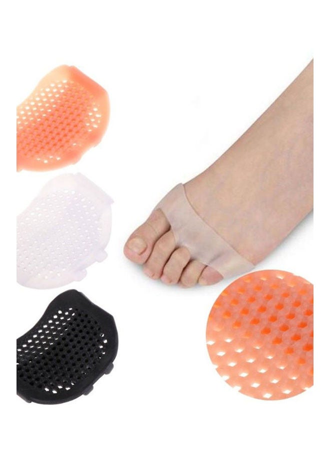 1 Pair Silicone Forefoot Pads Soft Breathable Foot Protector Pain Relief Insole Skin Color  - Image 2