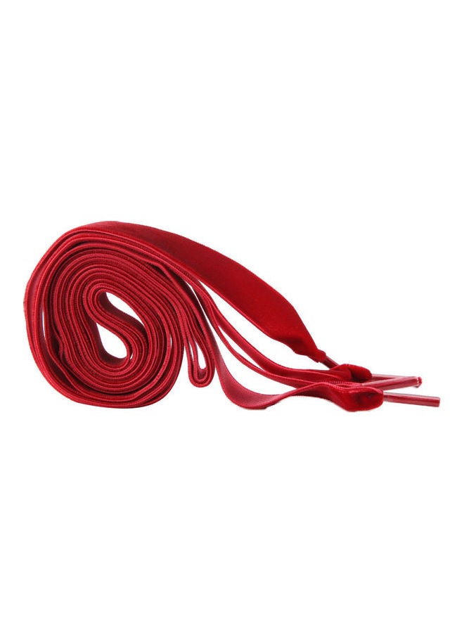 Women Flat Velvet Ribbon Shoelaces Hiking Walking Dance Leather Shoes Laces Sapphire Blue - Image 3