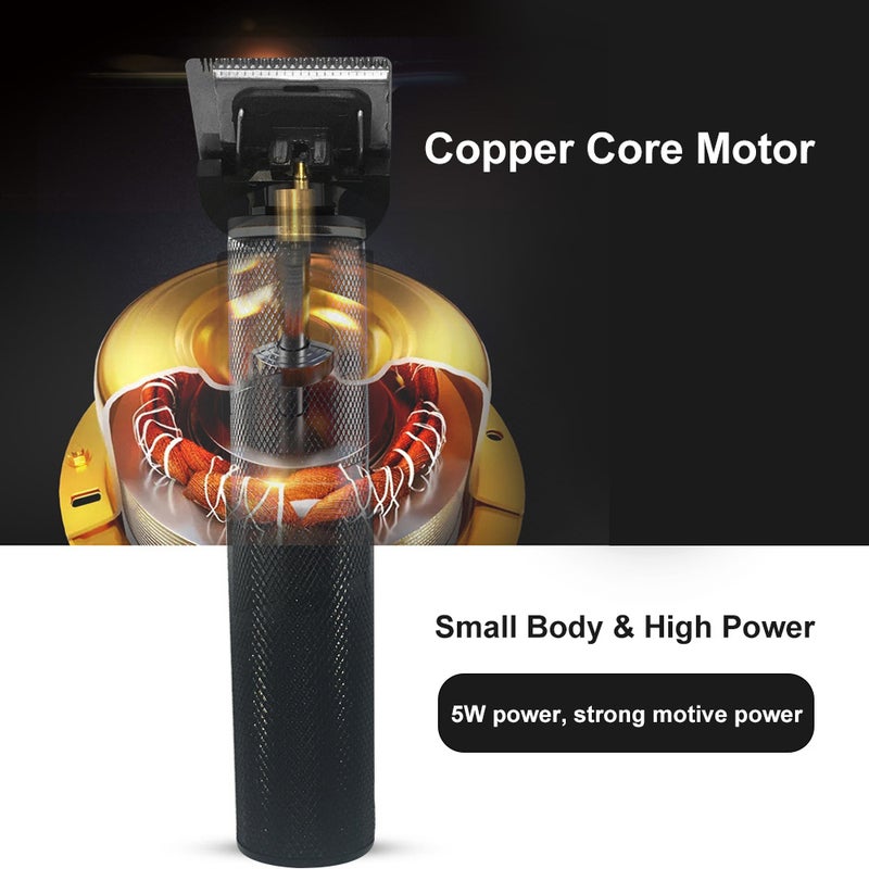 Professional Rechargeable Electric Hair Trimmer Kit Bronze 23 X 4.5 X 9.7cm - Image 3