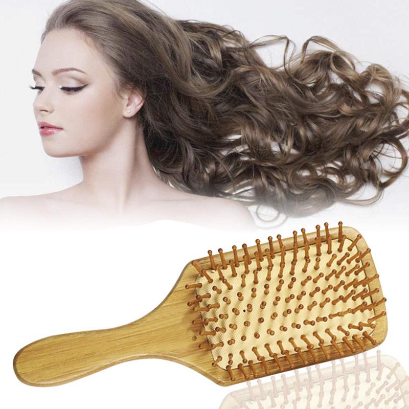Generic - Bamboo Paddle Massage Hair Brush Wood 24.5 X 4 X 8.5cm - Image 1