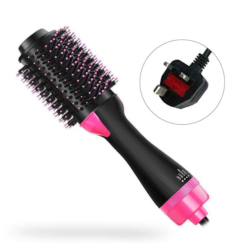 Generic Multifunctional Anti-Static Hair Styler Comb With Blow Dryer black & red 38.5 X 9 X 11.5cm  - Image 1