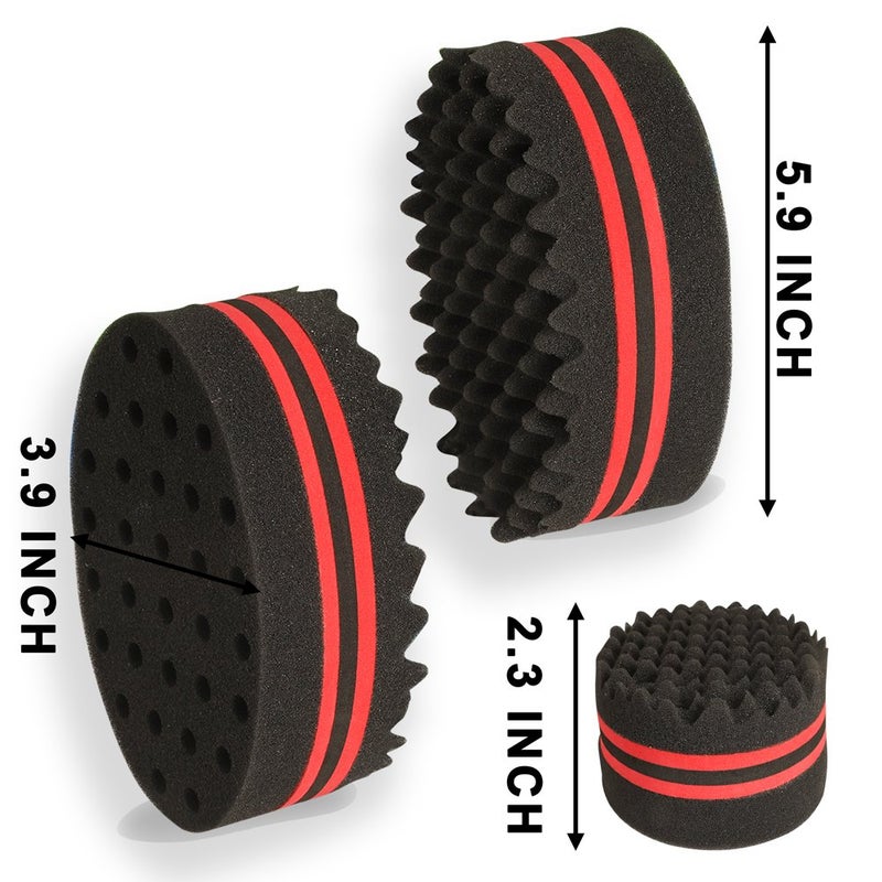 Hair Brush Sponge with Big Holes Red 22 X 5.5 X 15cm - Image 5