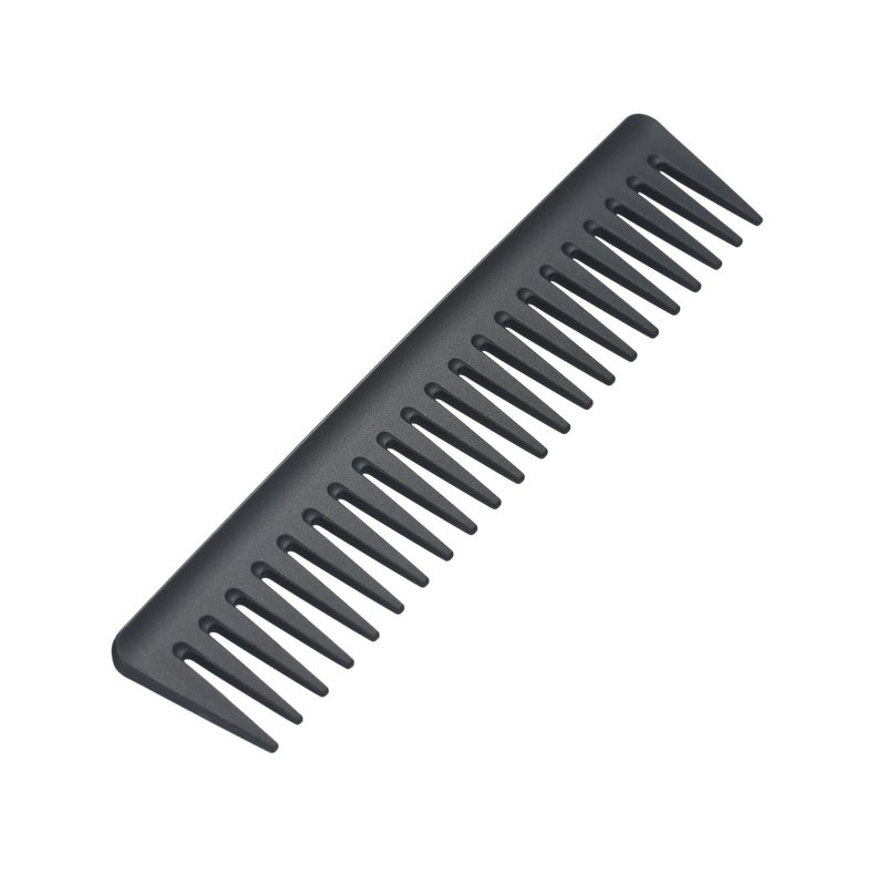 7 Inch Wide Tooth Hair Detangling Comb Black 19.5 X 0.5 X 4.5 - Image 1