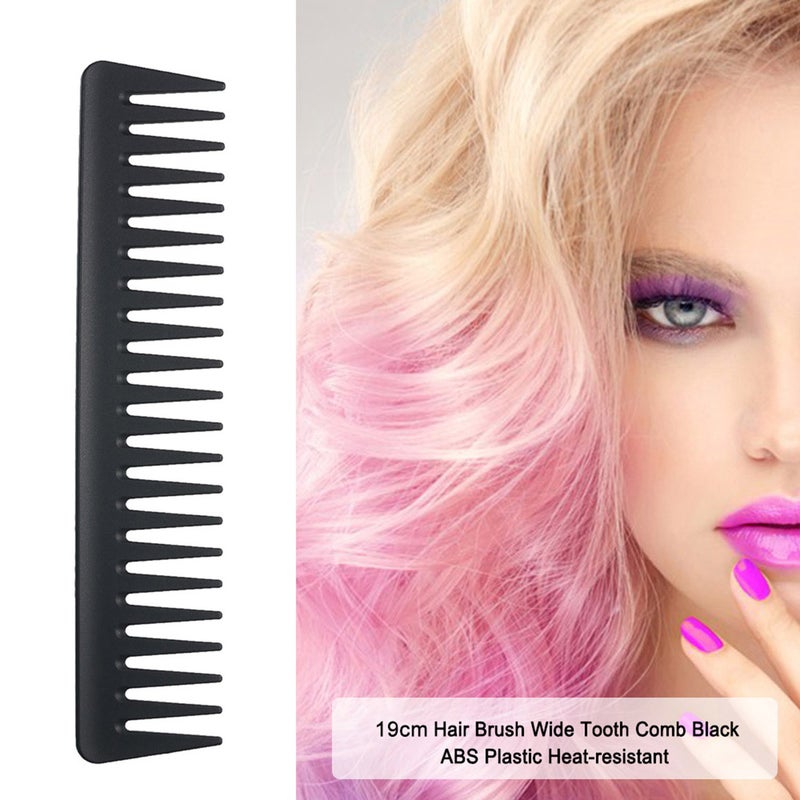 7 Inch Wide Tooth Hair Detangling Comb Black 19.5 X 0.5 X 4.5 - Image 3