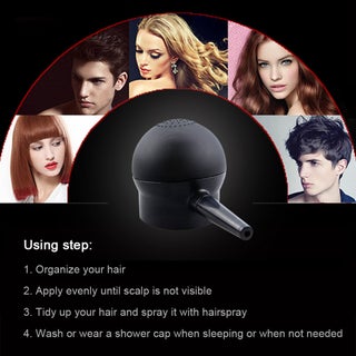 Hair Thickening Fibers Applicator Spray Black 11 X 6 X 6cm - view 2