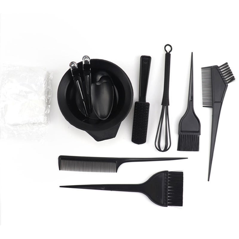 12 Piece Hair Dye Coloring Kit Black 20.5 X 3 X 16cm - Image 1