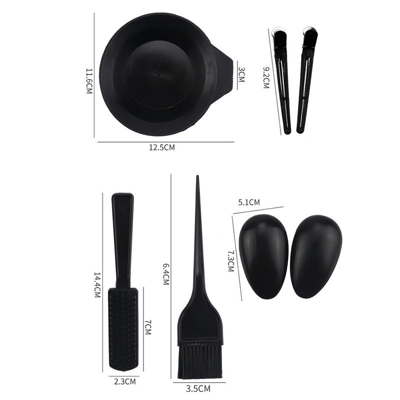 12 Piece Hair Dye Coloring Kit Black 20.5 X 3 X 16cm - Image 4