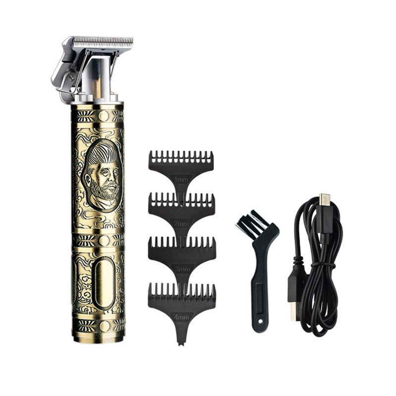 T1 USB Charge Portable Hair Trimmer For Men Tan 19.2 X 5.8 X 15.8cm - Image 5