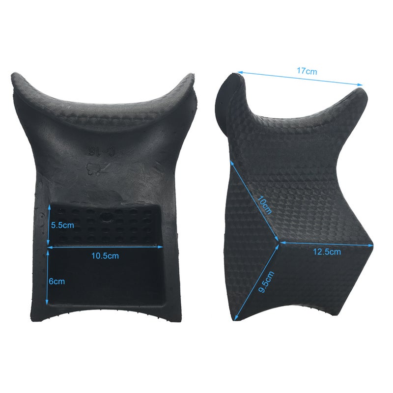 Neck Rest Pillow Cushion For Salon Hair Washing Black 21.5 X 8 X 17cm - Image 3