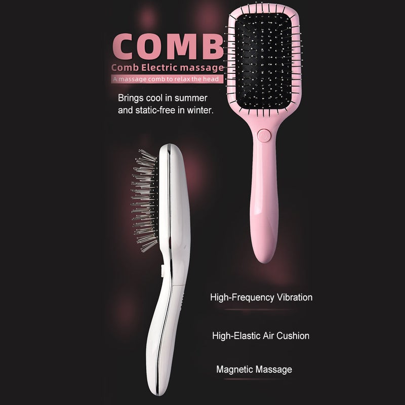 Generic Electric Magnetic Massage Hair Comb Black 24.5 X 6 X 7.5cm  - Image 4