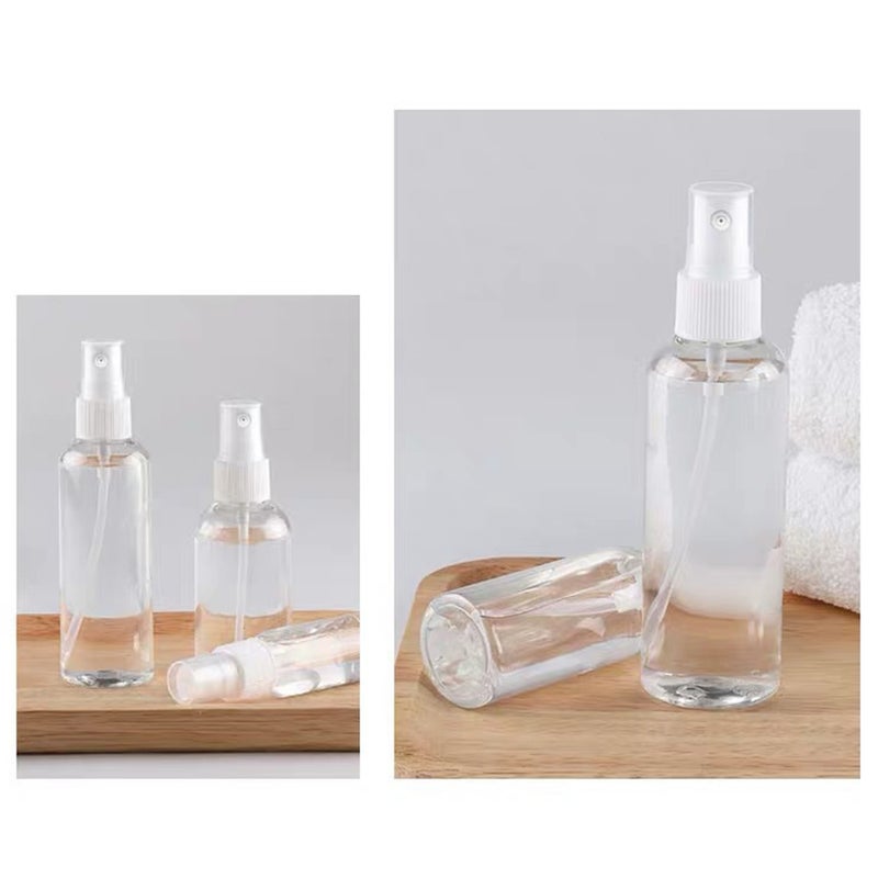 Refillable Fine Mist Spray Bottles Transparent 10 X 4 X 4cm