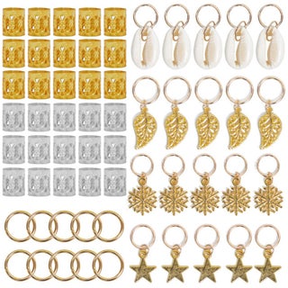 طقم إكسسوارات لتزيين الشعر مكون من 80 قطعة متعدد الألوان 12 X 3 X 10سم - v1604064842/N41446297A_1