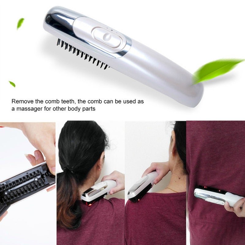 Generic Electric Massager Hair Comb White 21 x 4 x 6cm  - Image 5