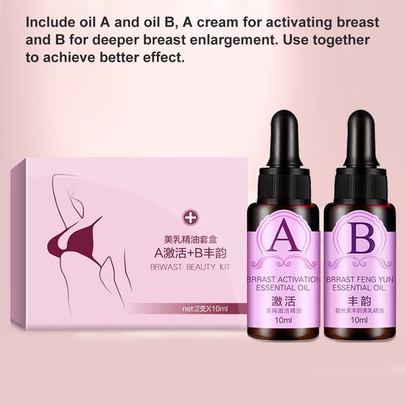 Generic - Beauty Breast Bust Enlargement Essential Oil Pink 8 x 4 x 7cm - Image 1