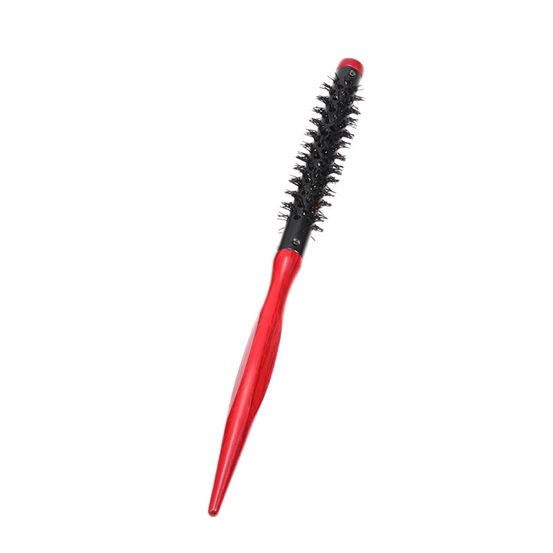 12mm Hair Round Brush Quiff Roller Comb Black/Red 31 x 2.5 x 2.5cm - Image 5