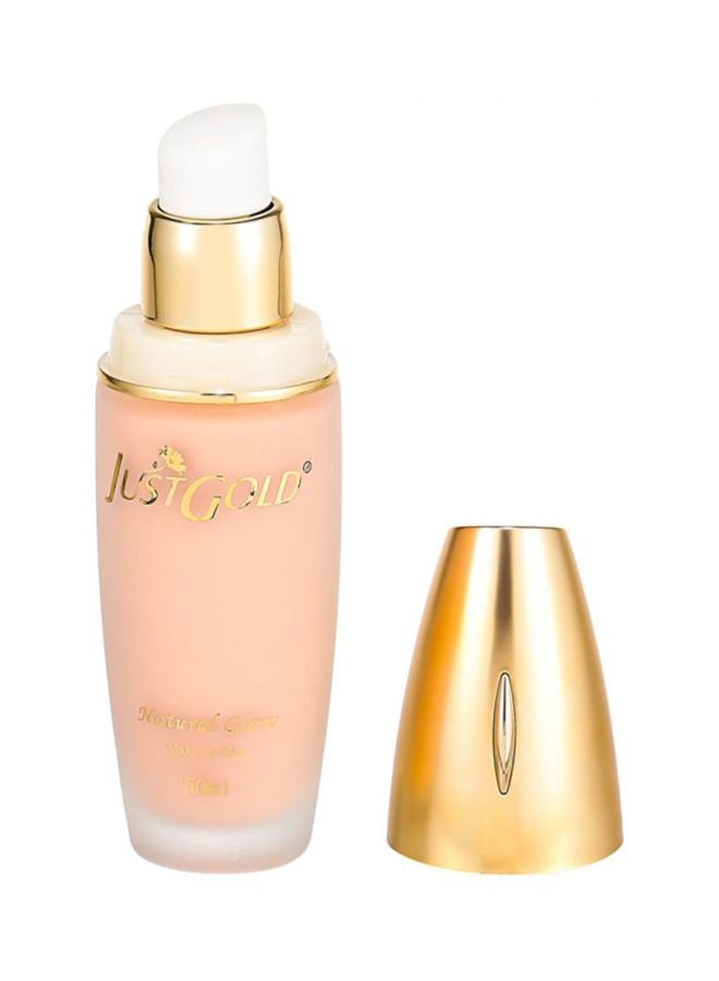 JUST GOLD Natural Glow Face Foundation 03 Beige  - Image 2