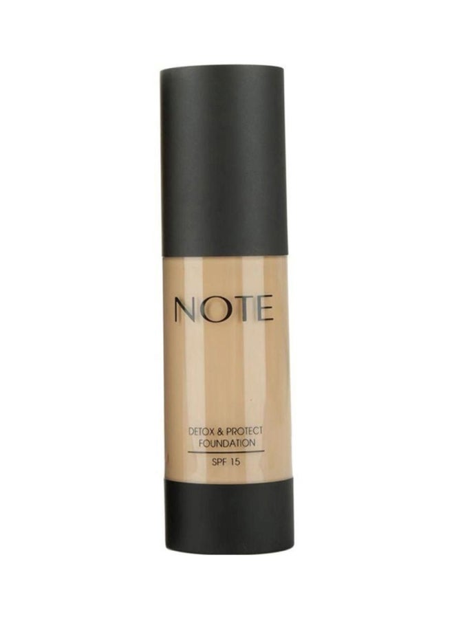 Note Detox And Protect Foundation SPF15 04 Sand - Image 1
