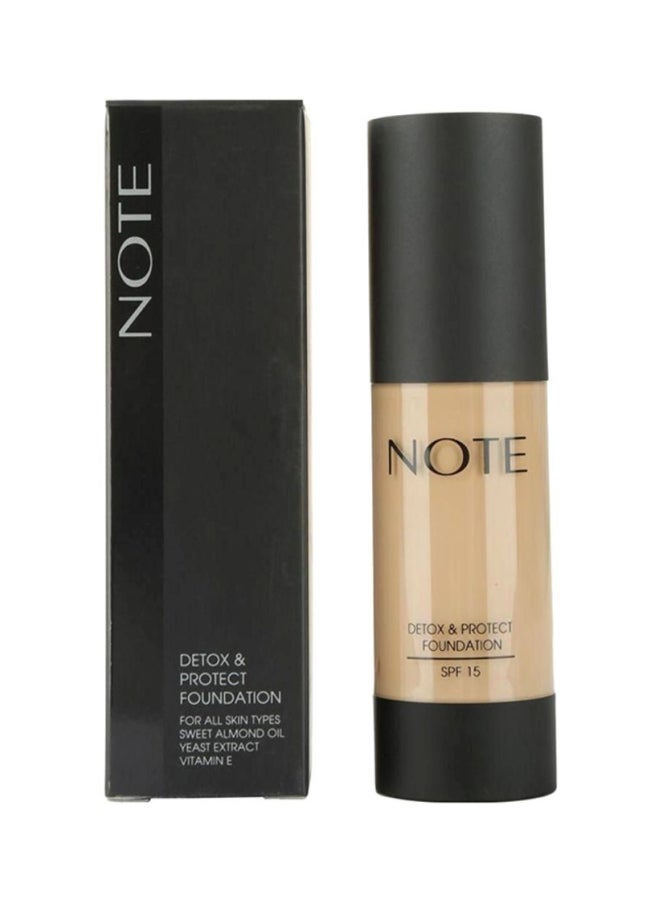 Note Detox And Protect Foundation SPF15 04 Sand - Image 2