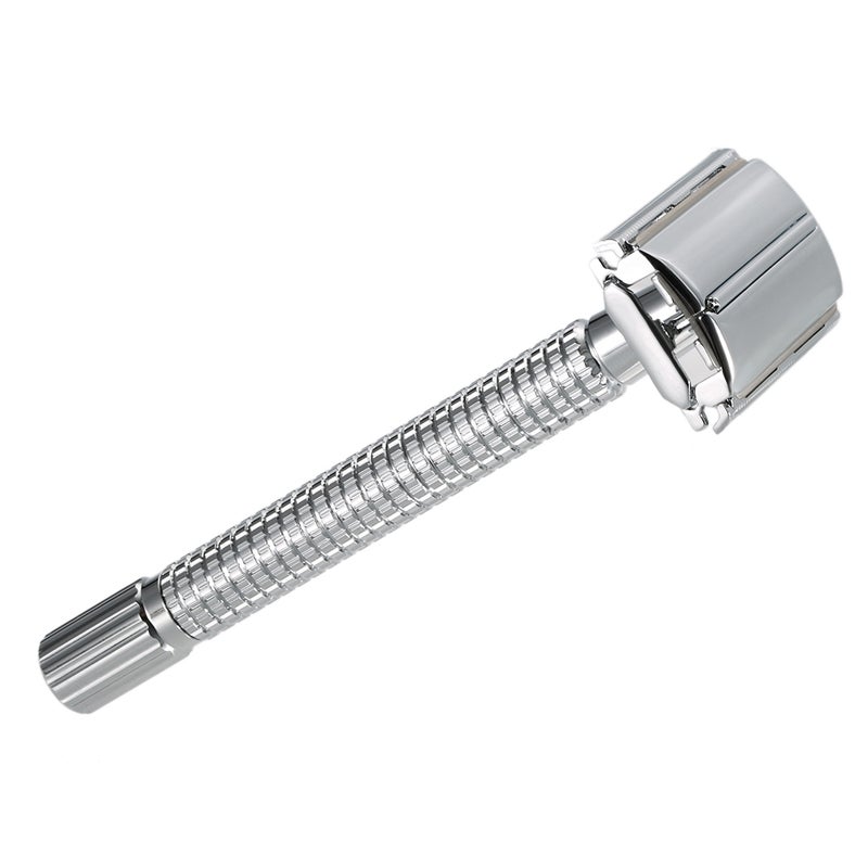 Generic Stainless Steel Double Edge Safety Traditional Men's Shaving Razor Silver 15 x 5 x 6cm  - Image 1