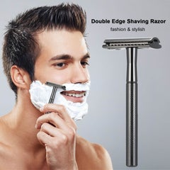 Generic Stainless Steel Double Edge Shaving Razor Black 13.4 x 4 x 6.5cm  - Image 3