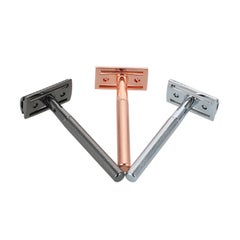 Generic Stainless Steel Double Edge Shaving Razor Black 13.4 x 4 x 6.5cm  - Image 2
