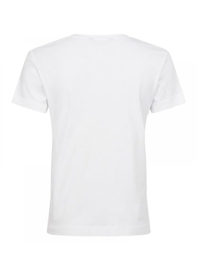 MODA Joker Printed T-Shirt White/Black/Red - Image 2