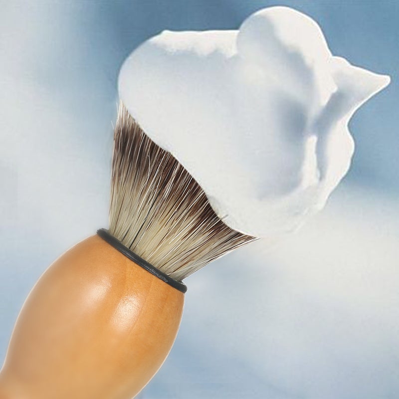 Generic Wooden Beard Shaving Cream Bowl Brown 12 x 6 x 10cm  - Image 4