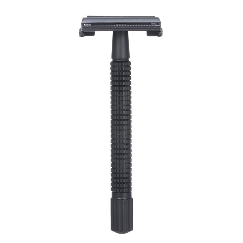Generic Metal Double-Edged Shaving Razor Black 13.7 x 3.8 x 6.6cm  - Image 1