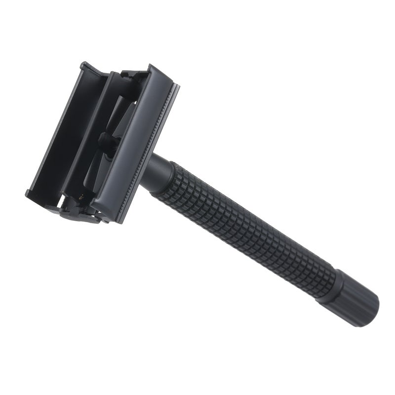 Generic Metal Double-Edged Shaving Razor Black 13.7 x 3.8 x 6.6cm  - Image 2