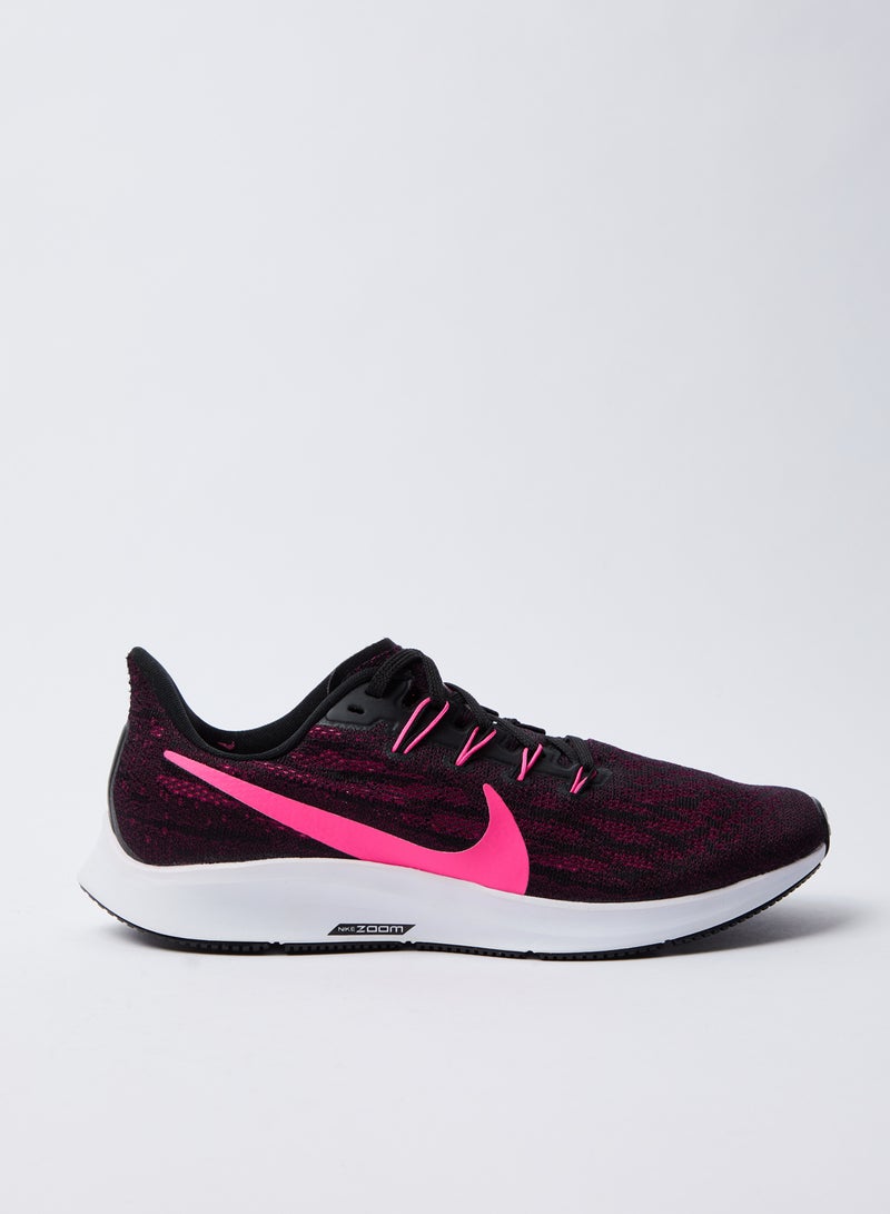 نايكي حذاء جري آير زووم بيجاسوس 36 برباط أسود/وردي - Image 1
