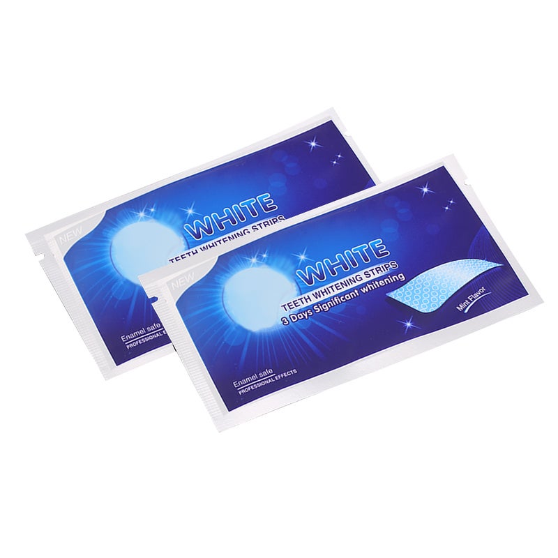 شرائط تبييض الأسنان من 7 قطع شفاف 11.5 x 1 x 7سم - Image 1