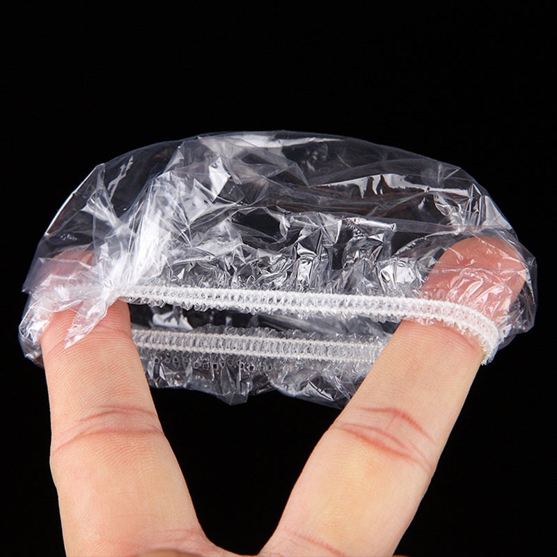Generic 100-Piece Disposable Plastic Ear Protector Cap Set Transparent 20X3X11cm - Image 5