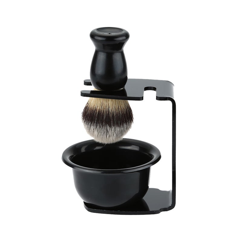 3 In 1 Shaving Brush Kit Black 10X9X9cm - Image 1