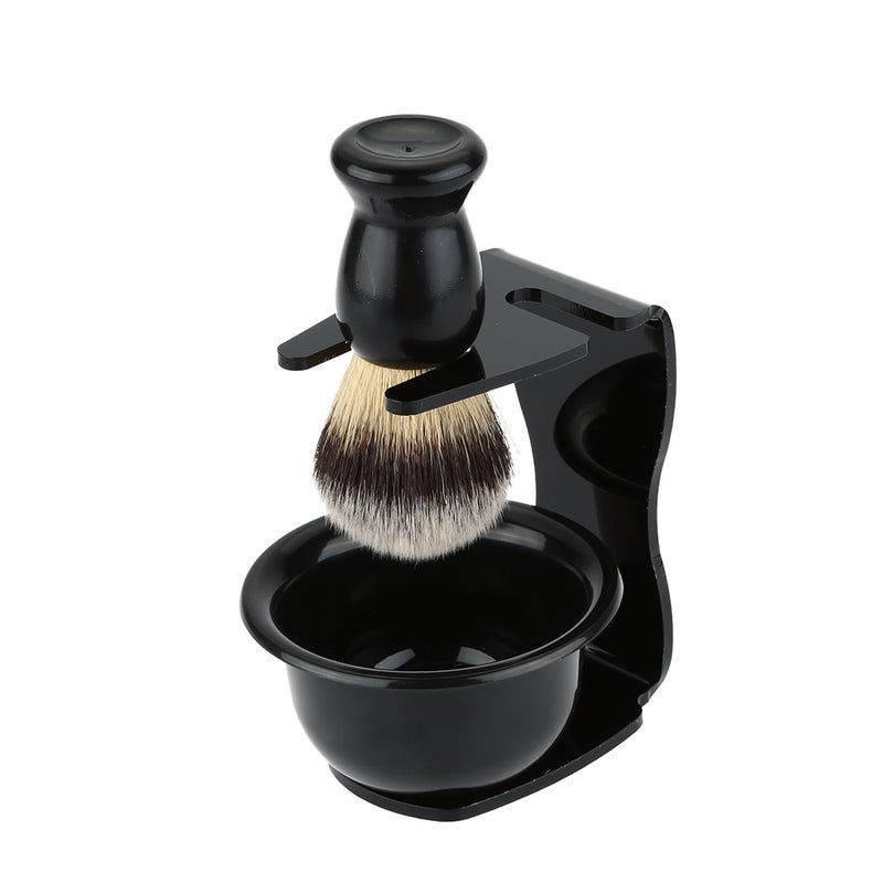3 In 1 Shaving Brush Kit Black 10X9X9cm - Image 3