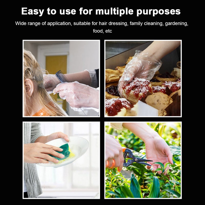 طقم قفازات للاستخدام مرة واحدة مُكون من 30 قطعة شفاف 25X1X17سم - Image 5