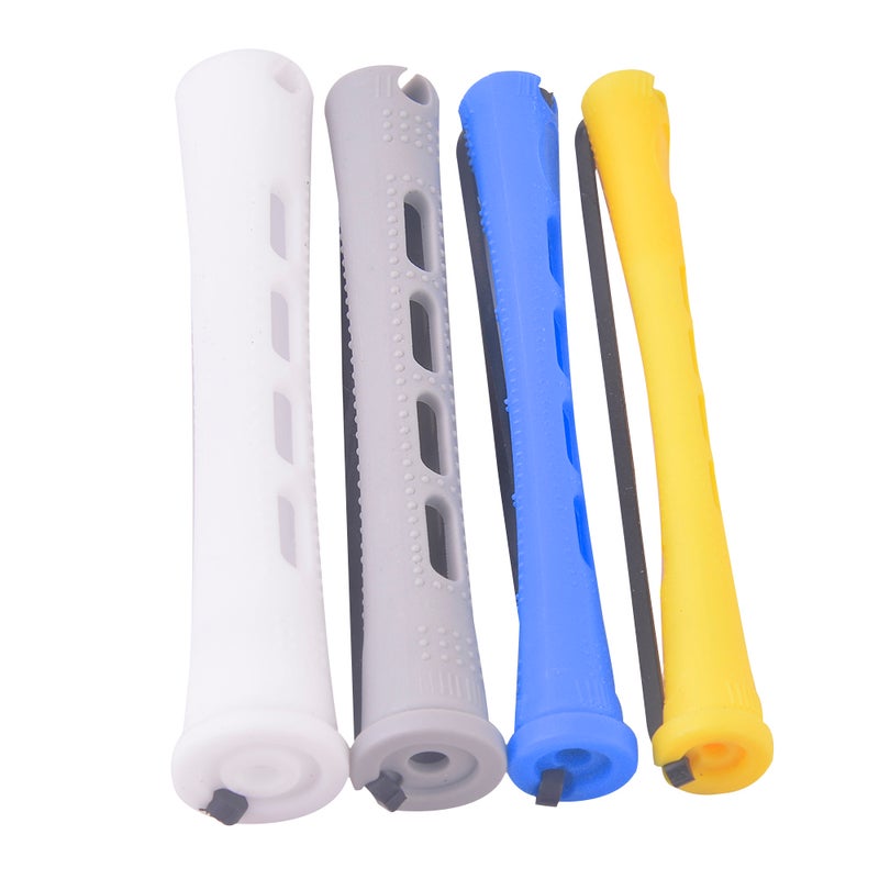 طقم قضبان بيرم للشعر مع غطاء مكون من 48 قطعة متعدد الألوان 15X5X7سم - Image 3