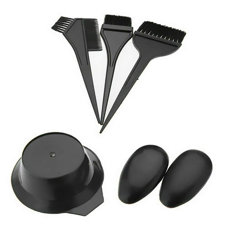 طقم أدوات صالون تلوين الشعر مكون من 5 قطع أسود 25X6X20سم - Image 4