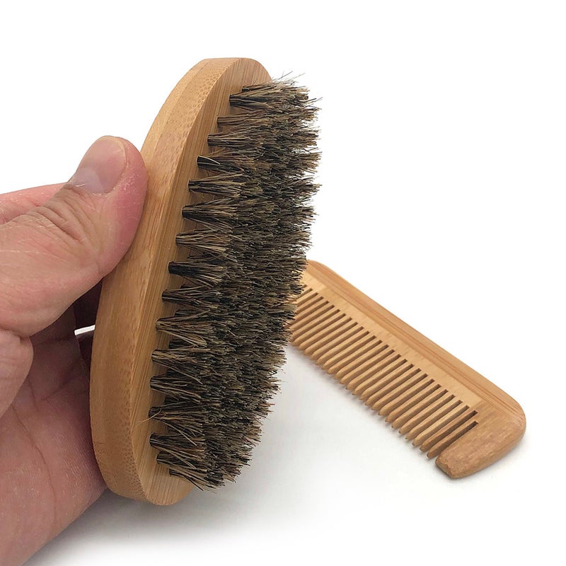 Generic - 6-Piece Beard Grooming Care Kit For Men Brown 21.5X4X12.5cm - Image 1
