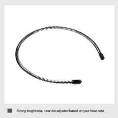 بلو زو ربطة شعر للجنسين أسود 12X3X12سم  - Image 2