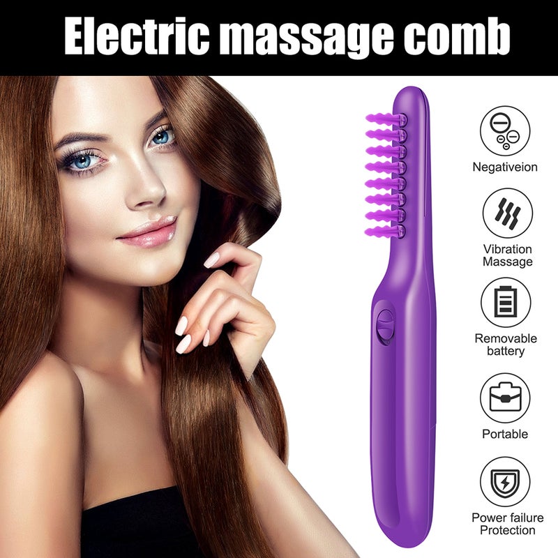 Generic Electric Massage Comb Purple 29X4X8cm  - Image 5