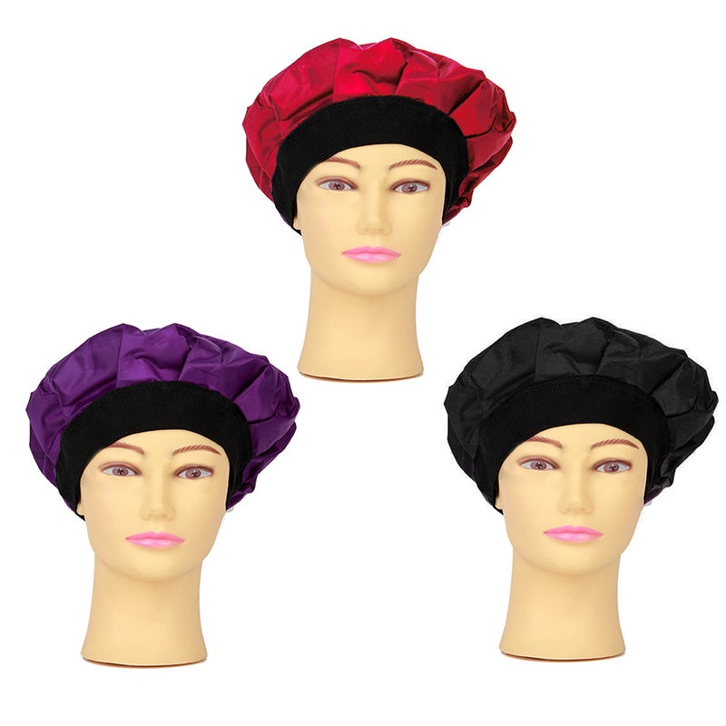 Generic Hair Conditioning Hat Cap Purple 26X4X24cm - Image 3
