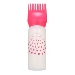Generic Hair Dyeing Coloring Applicator Bottles Root Comb Pink 17X4.5X4.5cm  - Image 1