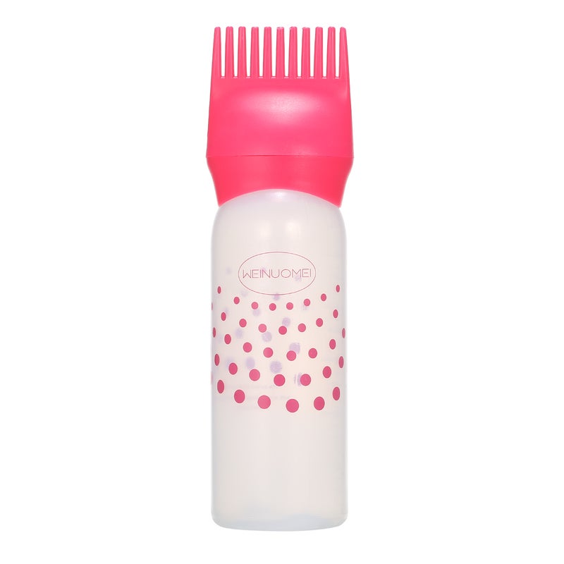 Generic Hair Dyeing Coloring Applicator Bottles Root Comb Pink 17X4.5X4.5cm  - Image 1
