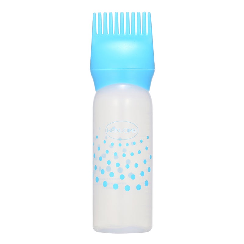 Generic Hair Dyeing Coloring Applicator Bottles Root Comb Blue 17X4.5X4.5cm  - Image 1