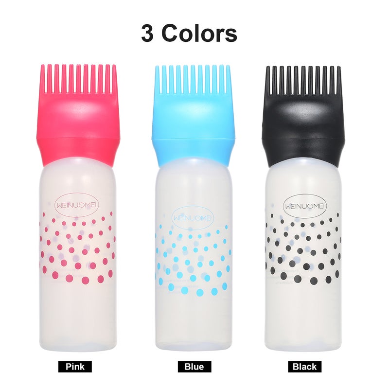 Generic Hair Dyeing Coloring Applicator Bottles Root Comb Pink 17X4.5X4.5cm  - Image 5