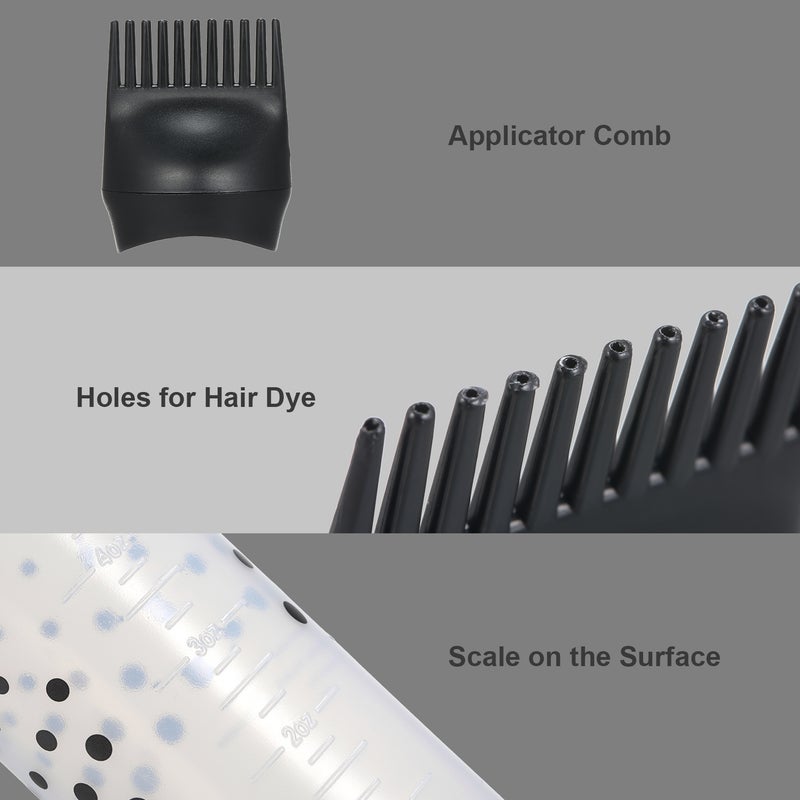 Generic Hair Dyeing Coloring Applicator Bottles Root Comb Blue 17X4.5X4.5cm  - Image 3