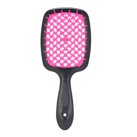 Anti Static Detangle Paddle Hairbrush Multicolor 20X4X9cm